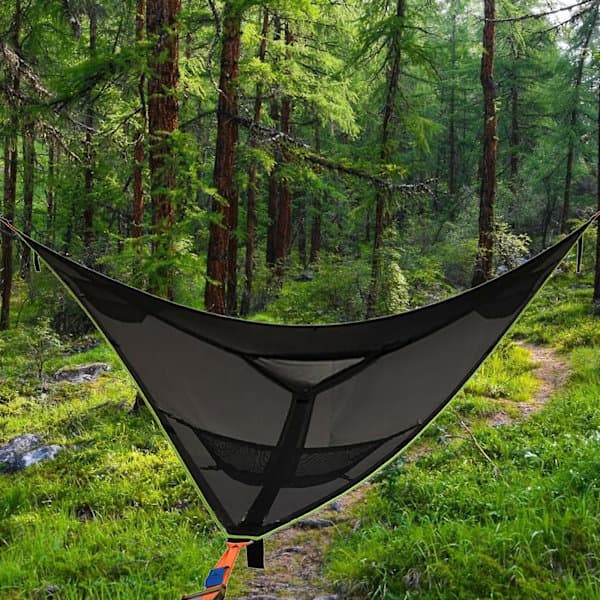 Luft Camping Hængekøje 3-punkts Design Multi-person Bærbar