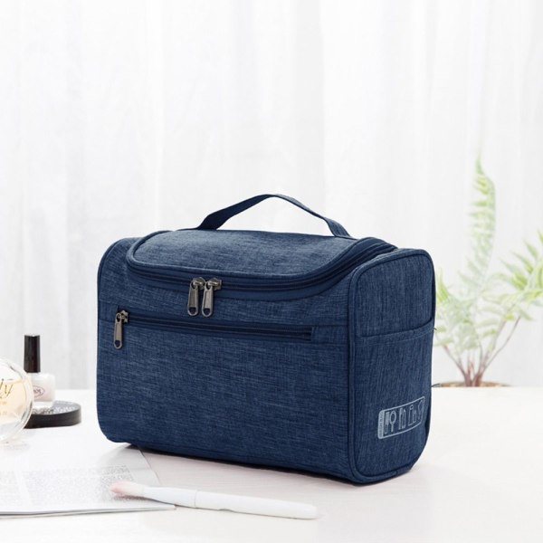 Toalettväska för kvinnor Hängande resväska dark blue