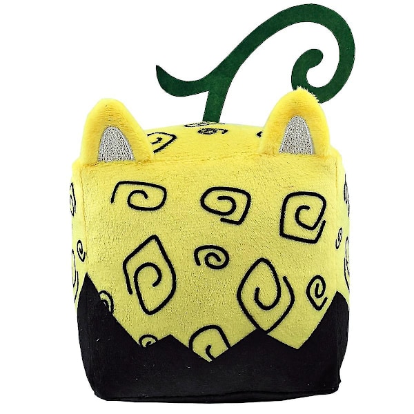 Blox Fruit Game Periferi Frukt Leopard Box Plyschleksak Lila Box Dock [HK] leopard print dizzy fruit cubes