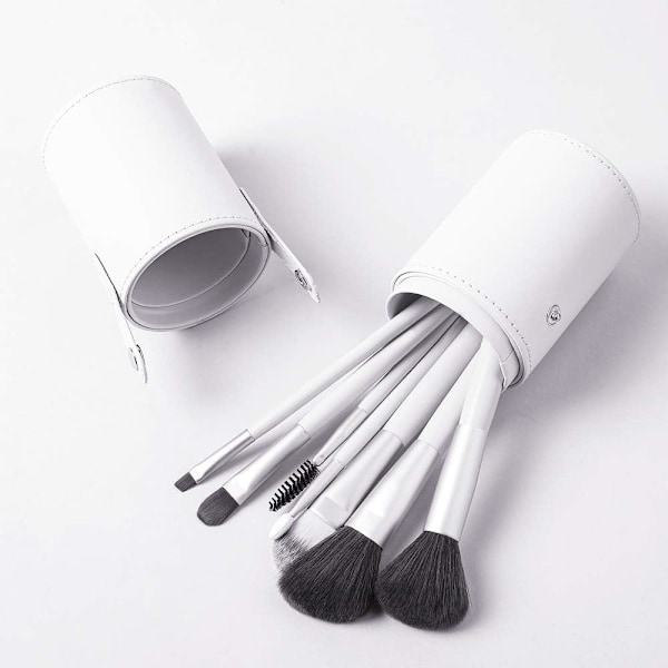 Stor makeup børsteholder i læder, bærbar rejsepensel opbevaringsboks, blyantpensel etui organizer taske kosmetik pung bærbar vandtæt støvfri