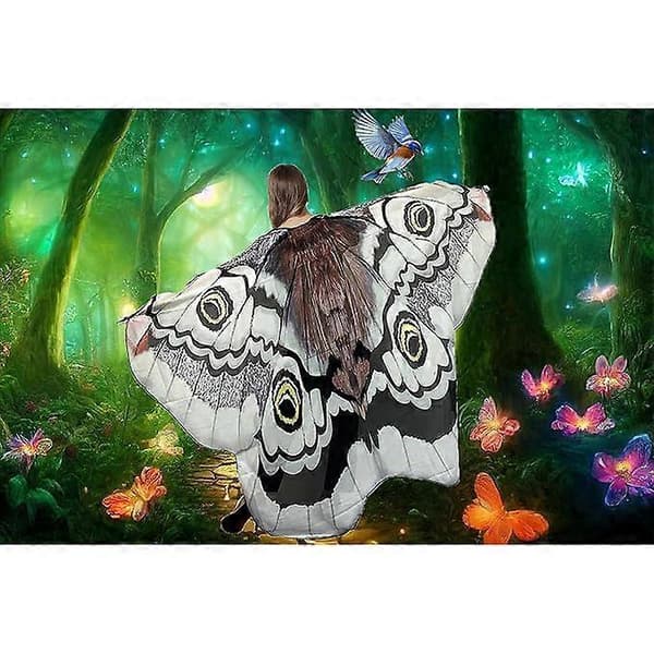 Halloween Sommerfuglevinger Kostume til Kvinder Blue