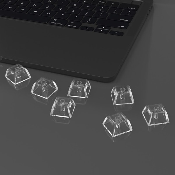 1U Transparent XDA Keycaps för Gamng Mekaniska Tangentbord 1U 1,4 mm Tjocklek Förbättra Dina Skrivupplevelser 8-1000PCS 80pcs 80pcs