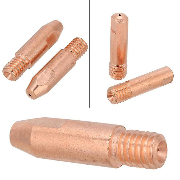 20 st 24KD Kontakt Spetsar MIG Brännare Förbrukningsvaror MIG Svetsbrännare Svets Spets 0,8 mm