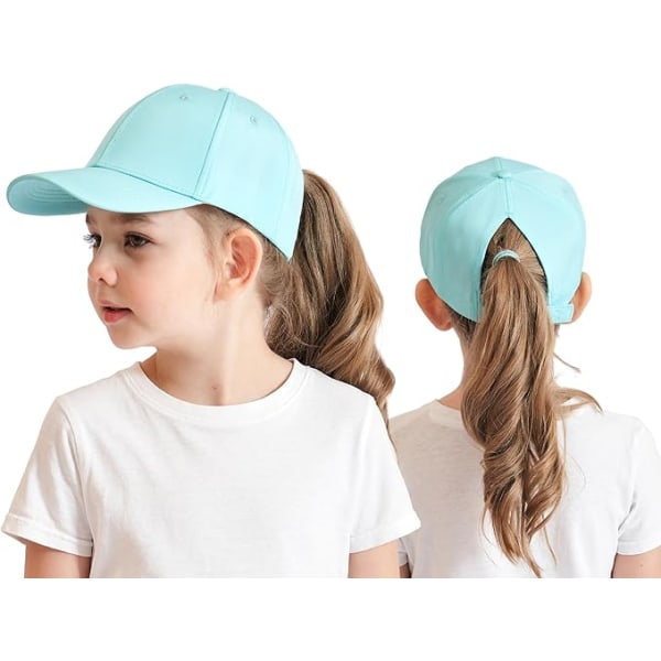 Børne Ponytail Baseball Cap 3-8 År Piger Drenge Golf Visor Trucker Hat Anti UV Tennis Cap Barn Sommer Solbeskyttelse Hat