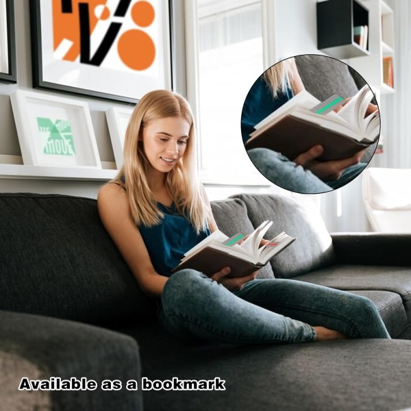 12 stykker guidede læsestrimler, ordblindhed læseværktøjer farvede overlay bogmærke fremhævningsstrimler bogmærker hjælp til ordblindhed for børn