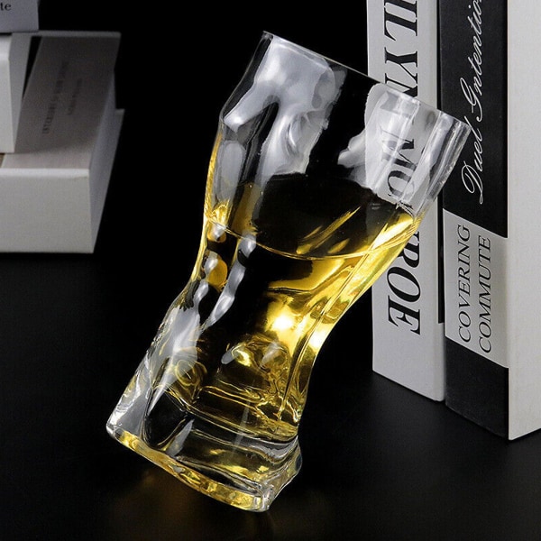 Pint Glas Sexig kvinnlig kroppsformad - Vinöl -400/450/700 ml julklapp, 100 % ny