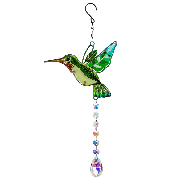 Hummingbird Crystal dekorative solfanger, hjemmeinnredning,
