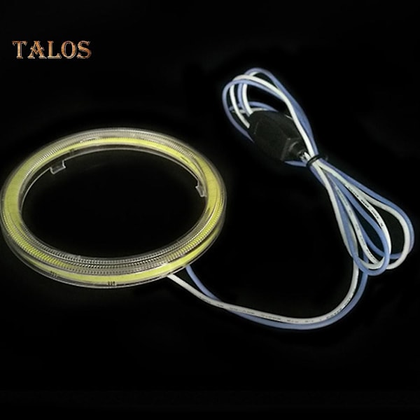 60mm-120mm Bil COB Angel Eye LED Ringljus Huvudljuslampa blue 70mm