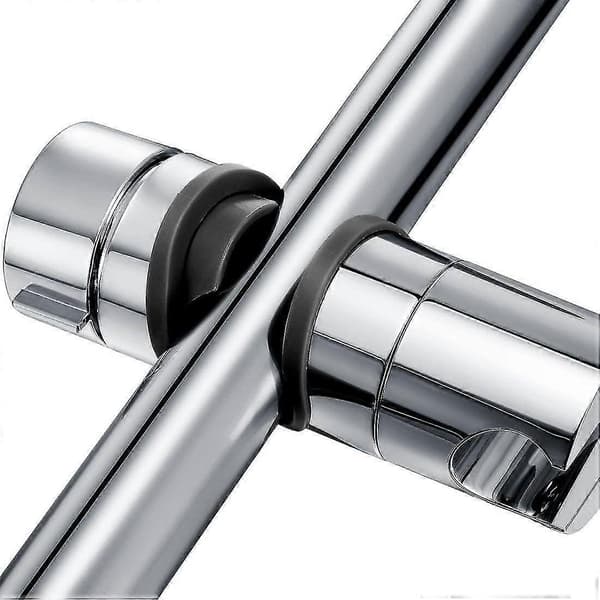 Utskiftbar Håndholdt Dusjhodeholder, Dusjhodeholder, 18-25mm Diameter Justerbar, Krom Abs (sølv)