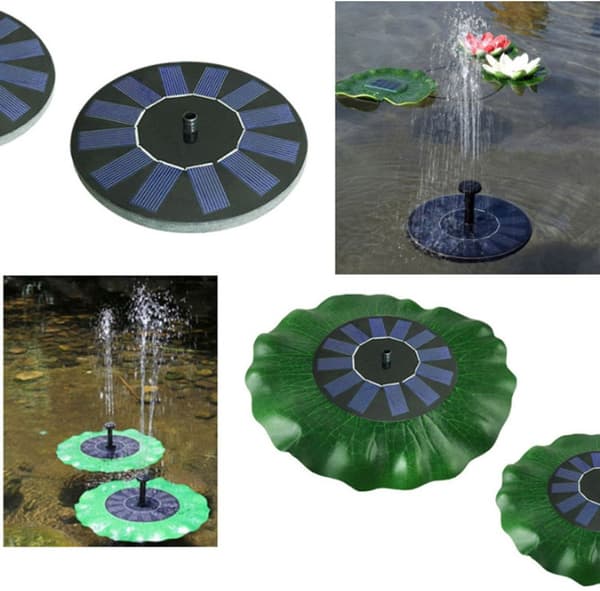Solcelled Fontene Vannfunksjon Fontene Dam Hage