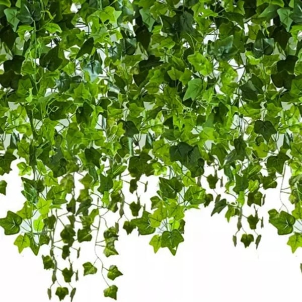 25 meter Ivy Garland / Leaf Garland - 2m lang Grønn