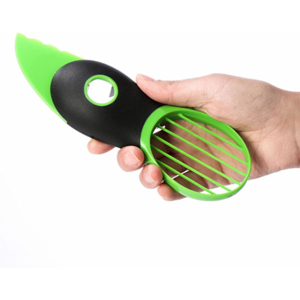 2 stk. Avocadohakker Multifunktionel Frugt Cutter Peeler Kernefjerner 3-i-1 Avocado Slicer Værktøj til Frugt Kiwi Mango