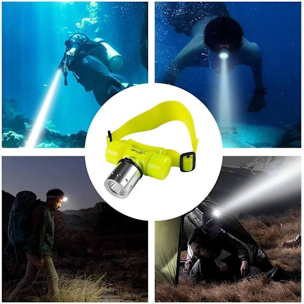 Dykkerlygte, Dykkerlys Dykning - Dykkerlygte - Professionel Dykkerlygte, Undervandslygte, Lampe