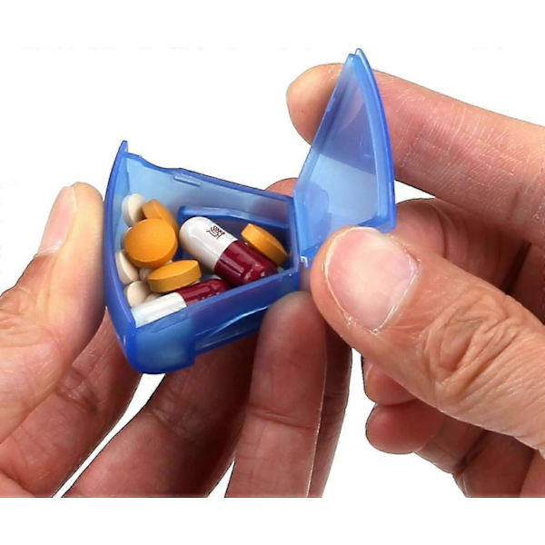 7 Dagars Regn Digital Pillerorganisatör, Portabel Veckovis Digital Pillbox Lättviktig Lätt Att Bära Rund Elektronisk Intelligent Medicinfodral, 8702