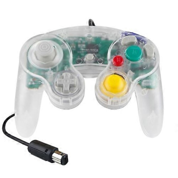 5 KPL Yksipisteinen värinäohjain Langallinen peliohjain Nintendo NGC:lle Transparent