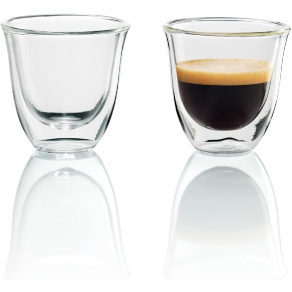 DLSC310 dubbelväggiga espressoglas, set med 2, 2 delar (förpackning om 1)