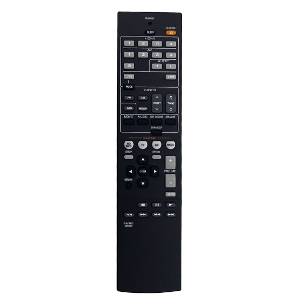 RAV463 Kaukosäädin Audio Vastaanottimelle HTR3066 HT-R3066 RXV373 RTZA113500 RX-V373 RXV375 YHT399U YHT497