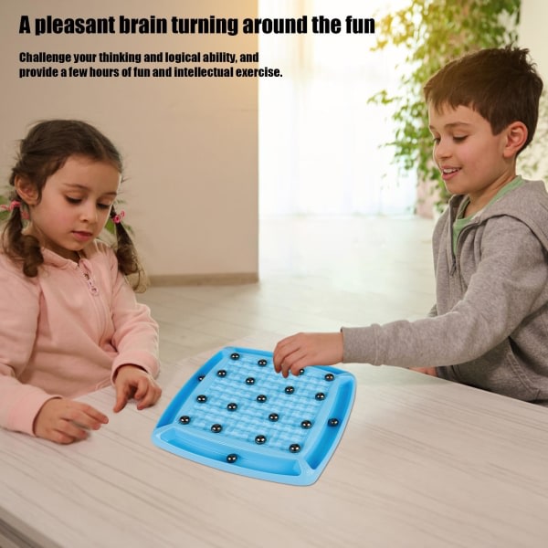 Magnetisk sten spil - Bordplade magnetisk spil - Pædagogisk legetøj til børn