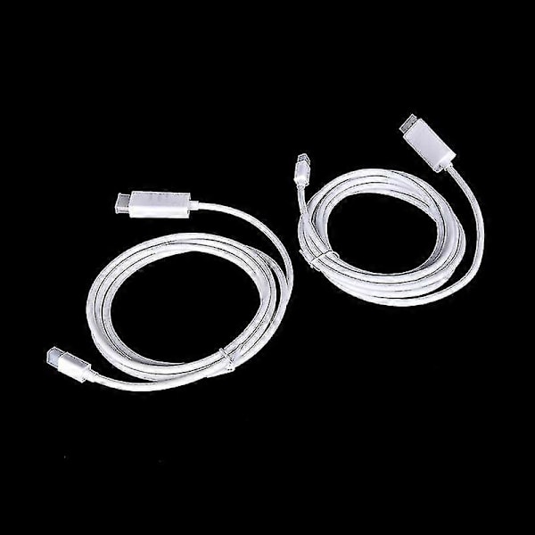 Användbar Thunderbolt Mini Displayport Dp Till HDMI Adapterkabel För Mac Macbook