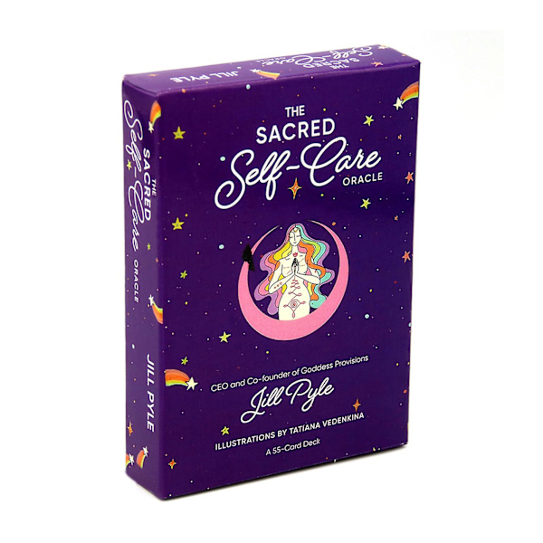 55-dels Tarotkortssats, Fint Tryckt, Spådom, Lättviktspsykiska Tarot Oracle-kort för Fest