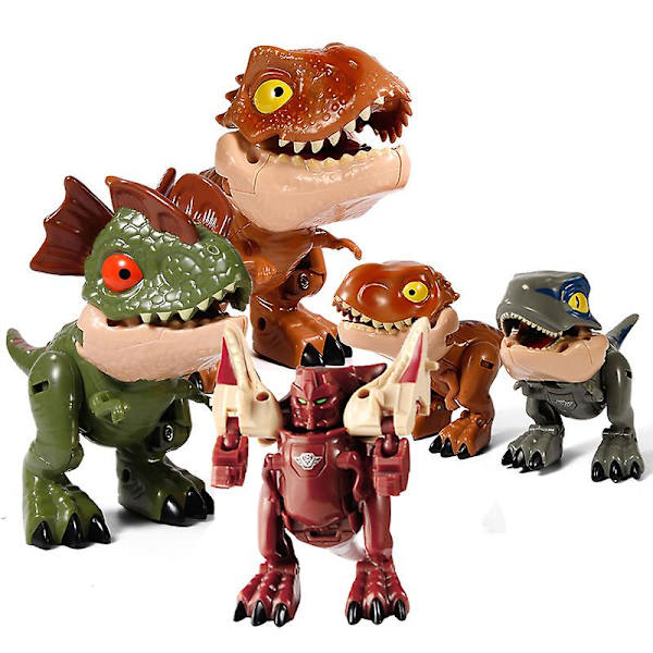 Robot Dinosaur Legetøj Transform Indominus Rex Carnotaurus Velociraptor Dyr Figurer Tiranosaurio Rex Tyrannosaurus Rex