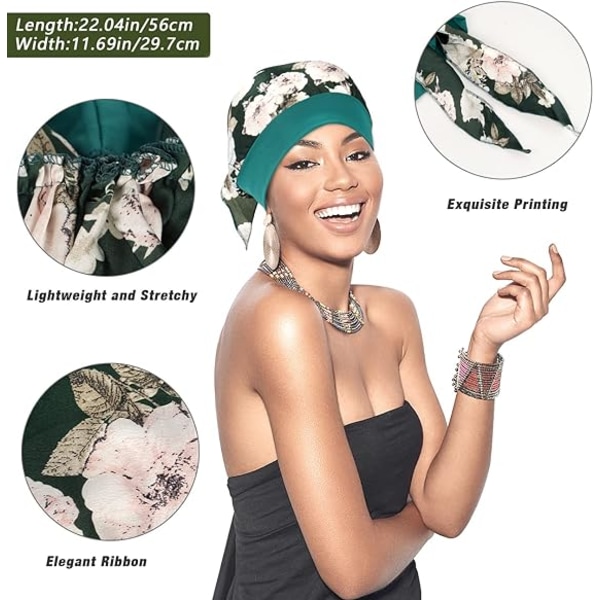 Kvinde tørklæde UV-beskyttelse etnisk stil mode hovedbeklædning hætte