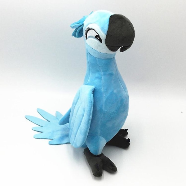 Rio 2 Papegoja Plyschleksak Cartoon Fylld Djurdocka 30cm Light blue