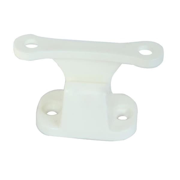 2 par dørstopper i nylon, hvit dørholder for campingvogn, bobil, båt