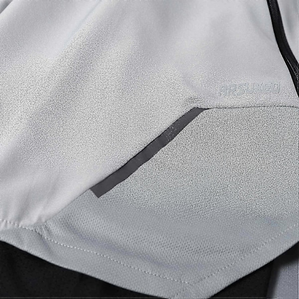 2-i-1 Løpeshorts for Menn med Glidelåslommer Hurtigtørkende Treningsshorts for Gymtrening black,green XL