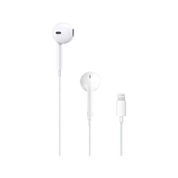 iPhone yhteensopiva Lightning in-ear -kuuloke iPhone X/11/12/13/14 Vit