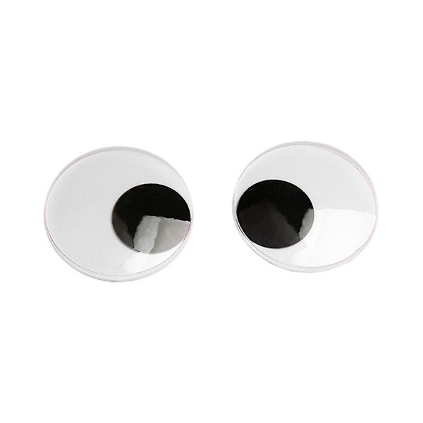 7,5/10/15 cm Googly Wiggle Eyes DIY for dukketilbehør Selvklebende for dukke Flat Eyes for håndverk Stuffet for dukkehånd 15