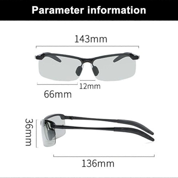 Valokromaattiset polarisoidut aurinkolasit, unisex, tyylikkäät sinivalosuojalasit naisille ja miehille Brushed Slate