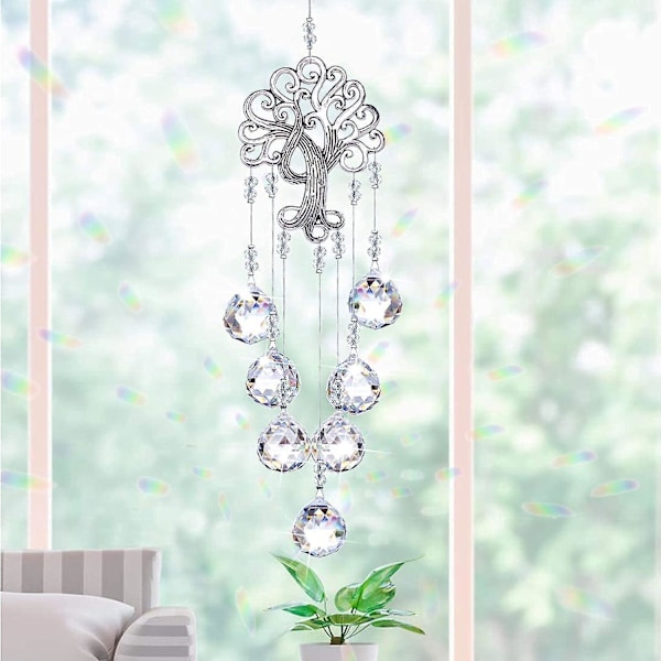 Soleil Cristal, Prisme Fenetre, Suncatcher, Hängande Solfångare för Hem, Trädgård,