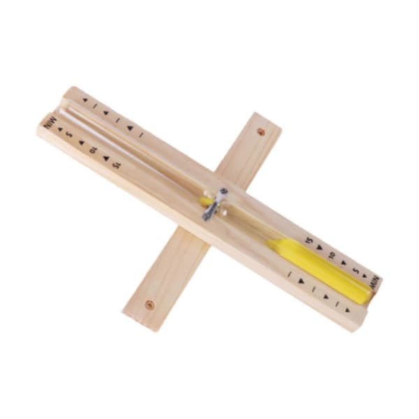 Sauna Timeglas Sand Timer 30 Minutter, Timeglas Varmebestandigt, Multipurpose Tidsstyring, Roterende Sandur til Bad yellow