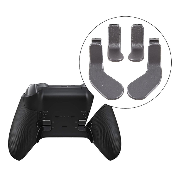 4 stykker sorte knappadler til Xbox-one Elite 2-controllertilbehør