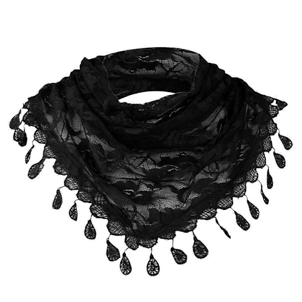 Scarfs for Women Clearance Lace Tassel Rose Floral Hollow Scarf Shawl Lady Wraps Scarves