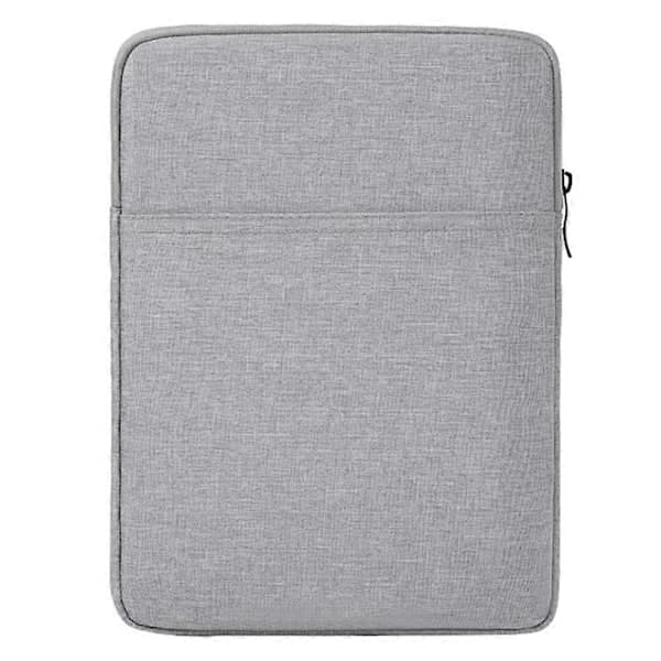 Ohut kotelo 8 tuuman tableteille, vedenpitävä suojakotelo taskulla - vaaleanharmaa monivärinen vaaleanharmaa Light Grey