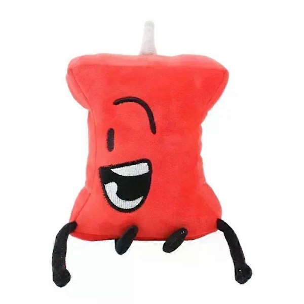 Gaibosi Anime Battle for Dream Island pehmolelu BFDI täytetty nukke Fire Flower Leaf Numbers X täytetty pehmolelu opettavainen joululahja Pin