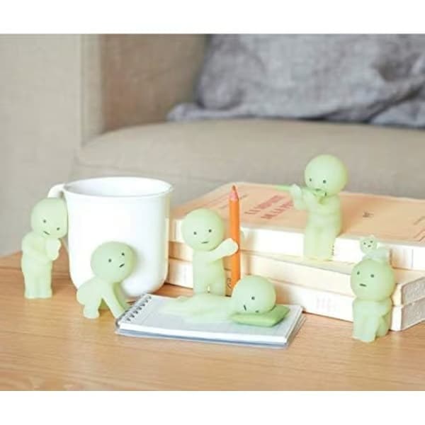 Original Smiski Corner Luminous Elf Series Blind Box, tilfældig figur gave Bed Style, 1 stk. Bed