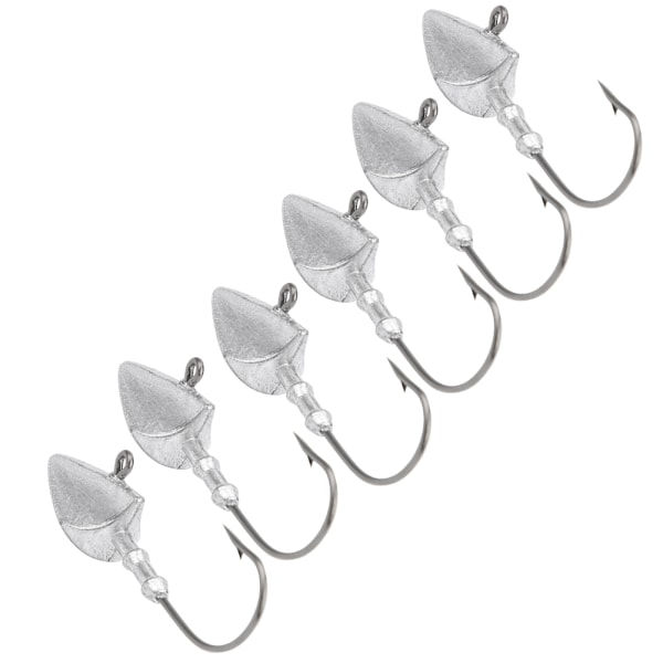 2 påsar jigghuvud fiskekrok bete långskott motvikt fiskekrok bete tillbehör 15g