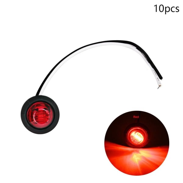 10 sidomarkeringsljus indikeringslampa RÖD röd red