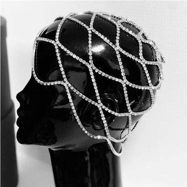 Dame Rhinestone Hatter - Hodeplagg - Krystall Dusk Hårpynt, Bryllupshodeplagg