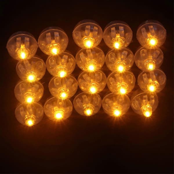 50 stk. Mini S Led S, Dby S For , Bryllupsrotte yellow