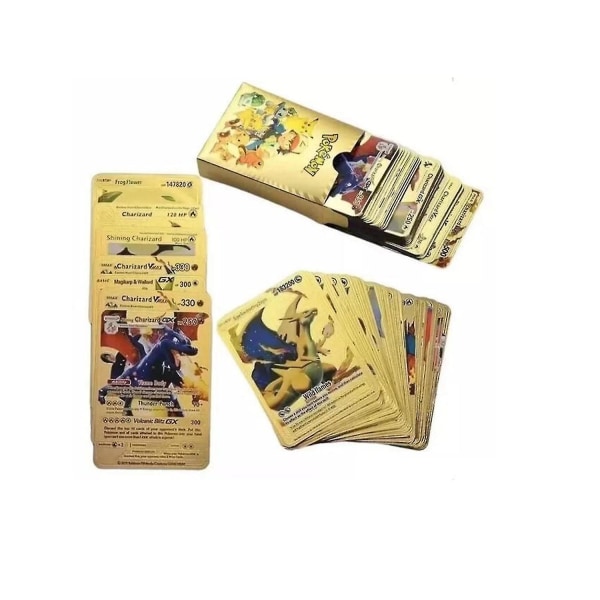 Pokmon-pelikortit-englanti-55 kultaista lehteä