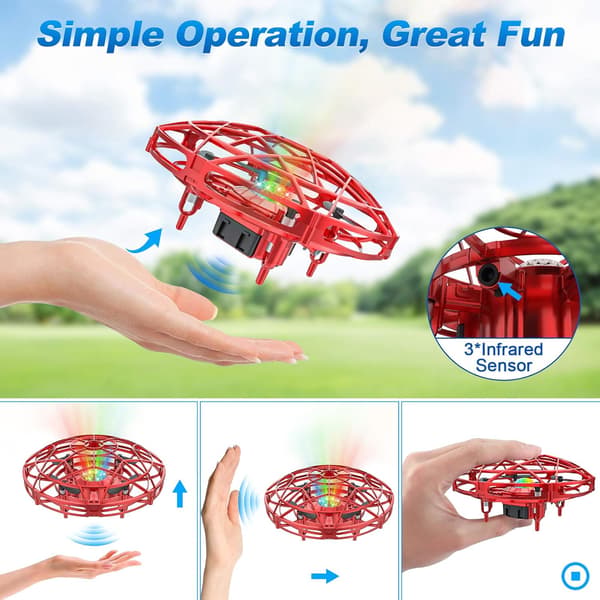 Mini UFO Drone Barnefly RC Helikopter Leke