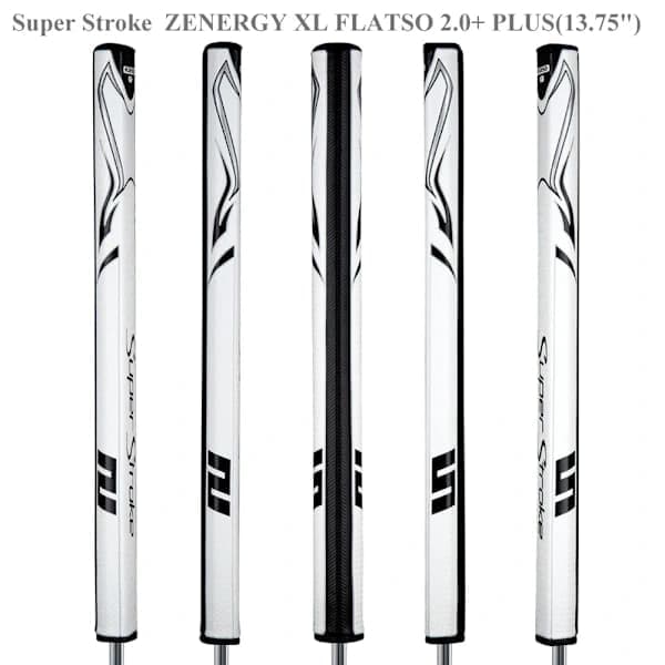 SuperStroke Golf Zenergy Flatso 13\" 2.0 Grepp Vit/Svart