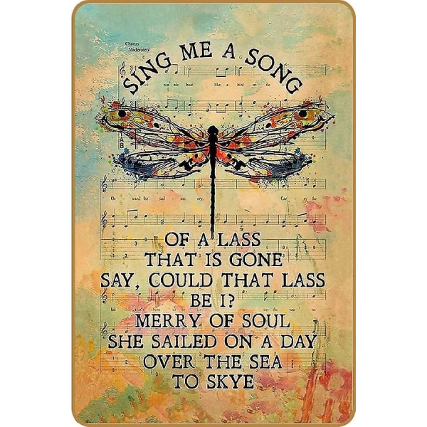 Sing Me A Song Of A Lass Outlander Wall Decor Sign Outlander Merchandise Scottish Outlander Gifts For Women (519)