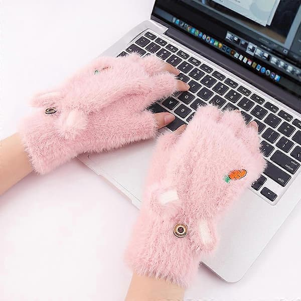 Unisex Varme Bløde Vinterhandsker Til Børn Drenge Piger Handsker Style 6