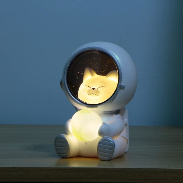Galaxie W?chter Led Nachtlicht, Astronaut Weltraum Katze Mond Dekorative Licht, Kinder Spielzeug Geburtstagsgeschenk Nachtlicht