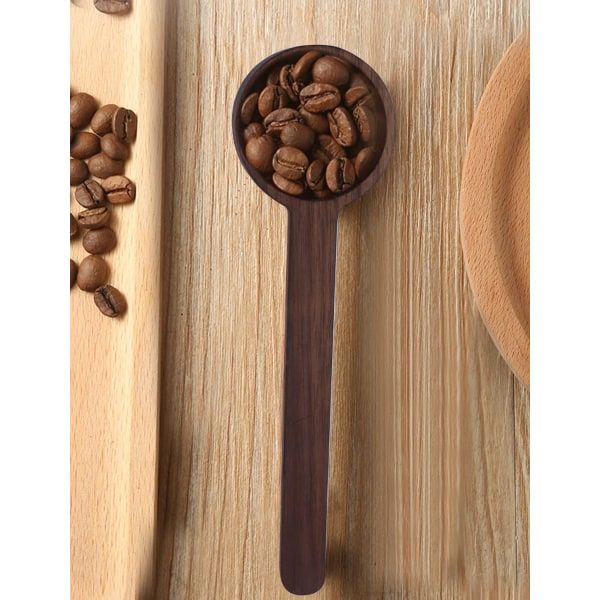 Træspoon til Kaffe, Kaffe-Ske til Måling af Kaffe Bønner, Hele Bønner Malede Bønner eller Te, Køkkenredskaber til Hjemmet